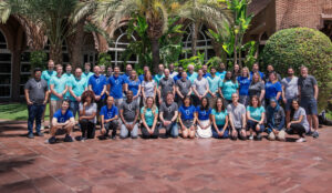 Simprints team group picture in Morocco