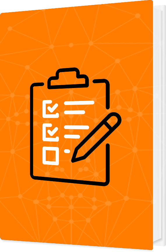 Clipboard icon orange